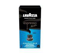 Lavazza, Espresso Maestro Dek, 10 Cápsulas de Café Compatibles con las Máquinas Nespresso* Original, Notas Aromáticas de Frutos Secos y Chocolate Ligero, Arábica y Robusta, Intensidad 7, Tueste Medio