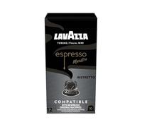 Lavazza, Espresso Maestro Ristretto, 10 Cápsulas Café Compatibles Nespresso | Notas de Chocolate y Caramelo, Arábica y Robusta, Intensidad 12, Tostado Oscuro