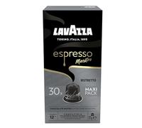 Lavazza, Espresso Maestro Ristretto, 30 Cápsulas Café Compatibles Nespresso | Notas de Chocolate y Caramelo, Arábica y Robusta, Intensidad 12/13, Tostado Oscuro