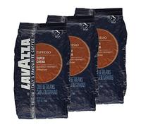 Lavazza Espresso Super Crema, Café de grano tostado, 3x 1000g