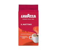 Lavazza, Il Mattino, Café Molido Natural, Ideal para Cafetera Italiana, de Filtro y Francesa, con Notas Aromáticas de Frutos Secos, Robusta, Intensidad 10/10, 250 g