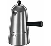 ILSA Carmencita Espresso Maker, mango de aluminio, color negro, 6 tazas