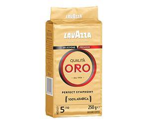Lavazza Kaffee Qualita Oro, Expreso Arábigo Café Tostado, Granos de Café Molido, 250g