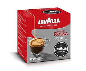 Lavazza Modo Mio Espresso Qualita Rossa 256 Pods Coffee Machine Capsules, Medium