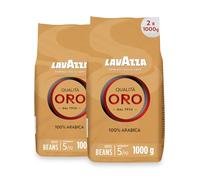Lavazza Qualità Oro, Café en Grano, pack de 2, 2 x 1000g