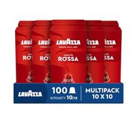 Lavazza, Qualità Rossa, 100 Cápsulas Café Compatibles Nespresso | Notas de Chocolate y Frutos Secos, Arábica y Robusta, Intensidad 10/13, Tostado Medio, Amazon Exclusive