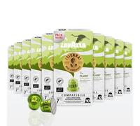 Lavazza Tierra For Planet, 100% Arábica, Cápsulas de Aluminio Compatibles con Nespresso, Impacto Neutro de CO2, 10 Paquetes de 10 Cápsulas