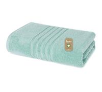 Lavea® 1 Toalla de Sauna 80x200 cm in Rizo de Algodón Orgánico 100% Suaves y Absorbentes, para Casa, Hotel y SPA - Ideales también como Toallas de Ducha - Verde Hielo