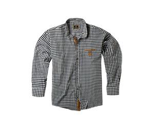 Lavecchia Camisa de manga larga para hombre a cuadros de tallas grandes camisa de manga larga a cuadros Tiempo libre LV-1981