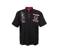 Lavecchia Men's Polo Shirt Black, tamaño:4XL