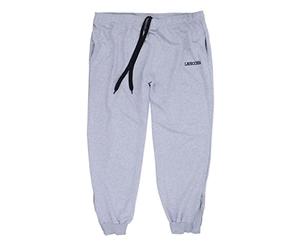 Lavecchia Pantalones de chándal para hombre de talla grande para correr, tiempo libre, pantalones de entrenamiento LV-2018, gris, 7XL