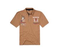 Lavecchia Polo de tallas grandes para hombre, camiseta de manga corta LV-2038, beige, 8XL Grande