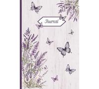 Lavender Butterfly Hardcover Journal - 6x9, 180 Lined Pages | Notebook for Writing, Journaling, and Creative Thoughts