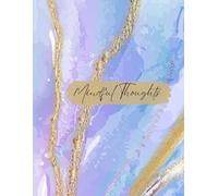 Lavender Dreams: A Journey in Marble Blue-100 page Journal