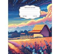 Lavender Field Notes composition notebook: Inspired by the quiet beauty of lavender fields 150-page notebook, 7.5 x 9.25 inches