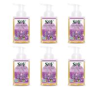 Lavender Fields Foaming Hand Wash by SoF Body Care (Formerly South Of France Body Care) | Hydrating Organic Agave Nectar | 8 oz Pump Bottle Each |6 Bottles