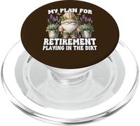 Lavender Flower Gnome Dad For Retirement Playing In The Dirt PopSockets PopGrip para MagSafe