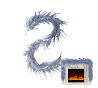 Lavender Garland | Reusable Flexible Hangable Fake Plant | Versatile Artificial Flowers Garland, Adaptable For Front Door Window Wall Table Staircase Christmas Party Wedding