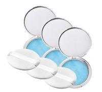 Lavender Matte Powder,Jelly Pressed Powder Face Makeup Setting Powder,Lavender Matte Powder Oil Control,Powder Free Delicate And Skin-Friendly,For Silky Blurring Oil Control Long-Lasting Makeup (3pcs)