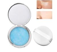Lavender Matte Powder,Jelly Pressed Powder Face Makeup Setting Powder,Lavender Matte Powder Oil Control,Powder Free Delicate And Skin-Friendly,For Silky Blurring Oil Control Long-Lasting Makeup (1pcs)