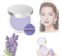 Lavender Matte Powder, Lavender Matte Powder Oil Control, Mini Powder Puff, Silky Blurring Oil Control Long-Lasting Makeup, Powder for Silky Blurring Oil Control Long-Lasting Makeup (1 Pcs)