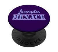 Lavender Menace Feminista Lesbiana reivindicación LGBTQ+ PopSockets PopGrip Adhesivo
