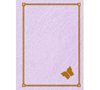 Lavender Mist Butterfly Sketchbook & Notebook - Hardcover, 8.25 x 11, 96 Blank Pages - Ideal for Dry Media Drawing, Doodling & Notes - Gift Idea for ... Art, Journaling, School & Creative Expression