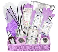 Lavender Spa Gifts for Women Bath and Body Gift Set for Women 17Pcs