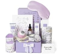 Lavender Spa Gifts Set, 11 Pcs Bath Gift Set for Women, Relaxing Spa Gifts, Bath Spa Gift Basket for Women, Self Care Gifts, Care Package, Home Spa Products, Birthday Gifts for Women, Lavender Gifts