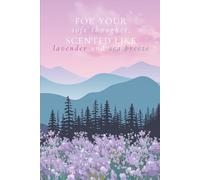 Lavender: STRAAYA Soft Cover Notebook Journal | Blank Unlined Sketchbook & Travel Diary | 120 White Pages | Visit Australia Series