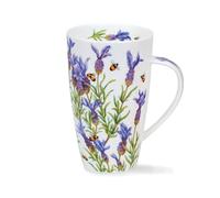 Lavenders and Bee's - Taza henley de porcelana fina Dunoon - 600 ml de capacidad