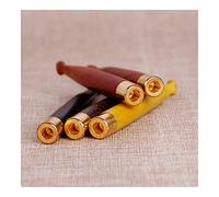 Lavendre 1 pieza de madera natural grano de madera maciza tubo 5mm titular cigarrillos boquilla tabaco filtro pipas humo creativo (multi)