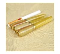 Lavendre 1 unids filtro de humo pipas de cigarrillo pipas de tabaco pipa de tabaco estándar nostálgico tubo de fumar boquilla titular de cigarrillos (amarillo)
