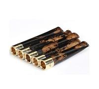 Lavendre 1 unids Sea Willow Cigarrillo titular de madera maciza filtro pipas fumar pipa de tabaco portátil creativo boquilla de humo (negro)