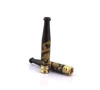 Lavendre 1 unids talla pipas fumar tubo portátil creativo tabaco tubo regalo humo boquilla cigarrillo titular (negro)