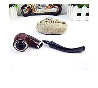 Lavendre Multifunción Pipes Durable Smooth Chimenea Smoking Pipe Hierba Tabaco Pipes Regalos Humo Cigarrillo Titular (marrón)