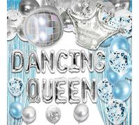 LaVenty Dancing Queen Banner Decoración Dancing Queen Bachelorette Party Decoraciones Mamma Mia Disco Fiesta Decoraciones de Fiesta de los años 70 Decoración