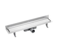 Laveo Basso desagüe lineal con rejilla 80 cm acero COB281D