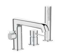 Laveo Pola grifo de bañera y ducha en bañera cromo BAP013D