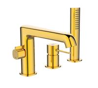 Laveo Pola grifo de bañera y ducha en bañera oro BAPG13D