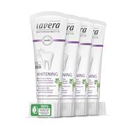 lavera 109345 - Pasta De Dientes Blanqueadora Vegano y Natural 100%, 4 x 75 ml
