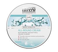 Lavera All Round Cream - Crema para pieles sensibles con manteca de karité y aceite de almendras - Protección e hidratación intensa - Para pieles muy secas - Producto vegano, cuidado de la piel orgánico, cosmética natural e innovadora, 150 ml