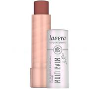 lavera Bálsamo multi blíster - Sunset Red 01 - Fresco Glow - Fácil de mezclar - para ojos, labios y mejillas - vegano - cosmética natural