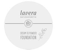 lavera Base de crema a polvo -Light 01- Nude - Bio-Mandelöl y vitamina E - Vegano - Feuchtigkeitsspendend - Intensive Deckkraft (1 x 0.37 oz)