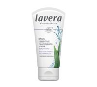 lavera Base Sensitiv Crema hidratante calmante - Cosmética natural - Vegano - Aloe Vera orgánico & Aceite de almendra orgánico - Hidratante - Crema de día - Sin perfume - Certificado PETA - 1 x 50 ml