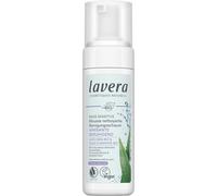 lavera Basis Sensitiv Espuma limpiadora - cosméticos naturales - vegano - Aloe vera orgánico & Aceite de almendra orgánico - Limpieza facial - Fórmula de limpieza natural - 1 x 150 ml