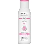 lavera Body Lotion Gentle - Leche corporal con rosa silvestre orgánica y manteca de karité orgánica - Vegana - Leche corporal para piel normal a seca - Certificado PETA - Biodegradable - Cosméticos
