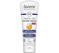 lavera Crema de manos Repair, 75 ml | Cosméticos naturales veganos, cuidado intensivo de las manos estresadas, absorción rápida