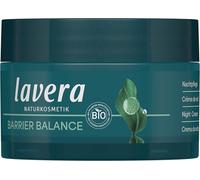lavera Crema de noche Barrera Balance sin alcohol, sin perfume, regeneración de la piel, fortalece la barrera cutánea, prebióticos, vegano, cosmética natural, 50 ml