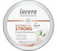 lavera, Crema desodorante natural fuerte vegana cosmética natural ginseng orgánico minerales naturales sin aluminio 48 horas desodorante protección 50 ml, 1 unidad